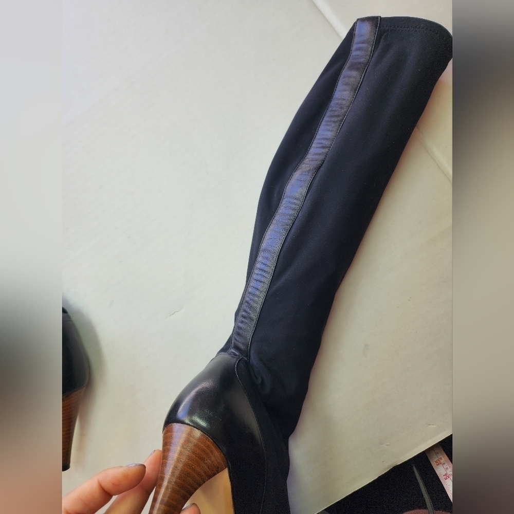🌸 Gucci | Knee High Stretch‎ Boots, size 6, Black - Picture 7 of 8